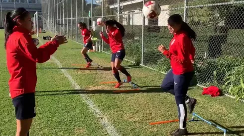 Miriam García se lleva los flashes en el entrenamiento