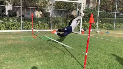 Blanca Felix atajó todas en el entrenamiento