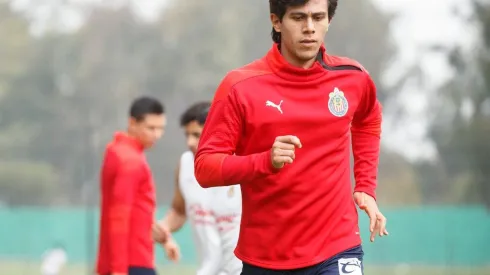 Macías pudo entrenar este miércoles junto al resto de sus compañeros en Verde Valle