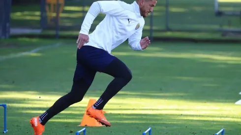 Mier regresó a los trabajos este miércoles en Verde Valle