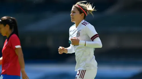 "Licha" Cervantes ingresó en la segunda parte del duelo ante las ticas.