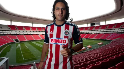 Aldo de Nigris marcó siete goles en liga con Chivas.