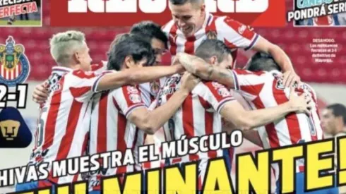 Chivas lidera las portadas tras vencer a Pumas