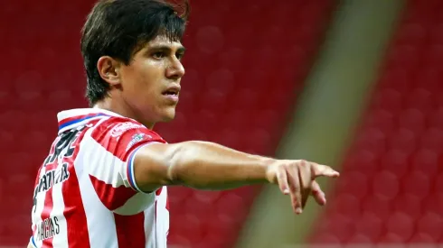 Macías marca su sexto gol del Guard1anes.