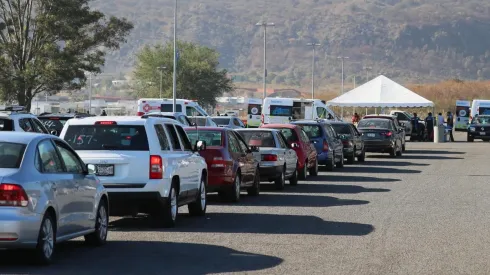 Así luce la casa de las Chivas en el proceso de vacunación.