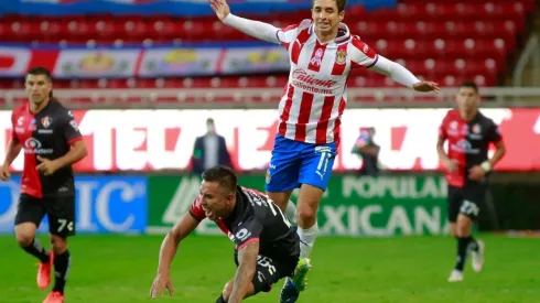 Brizuela marcó uno de los goles frente a Rayados.