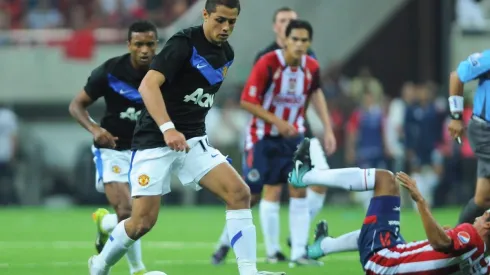 Chicharito anotó un gol.