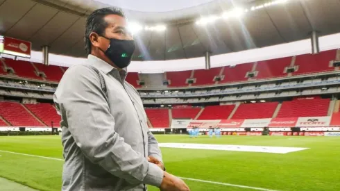 Alberto Coyote en un partido con el Tapatío