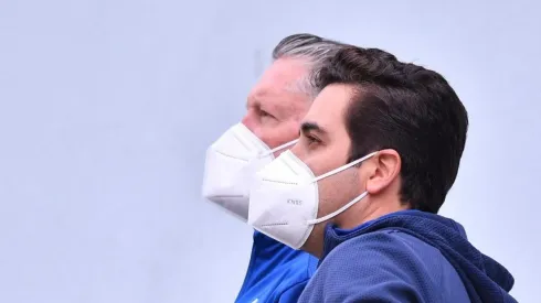 Michel Leaño con Ricardo Peláez