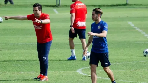 Michel Leaño en una sesión de entrenamiento