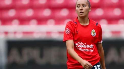 Rubí Soto en un partido de Chivas