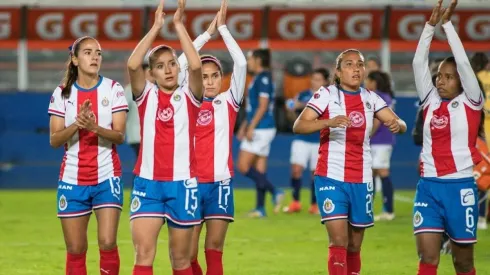 Chivas Femenil en un partido del Guardianes