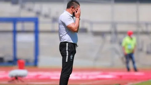 Ambriz en un partido con el León