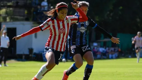 Chivas Femenil en el partido ante Querétaro