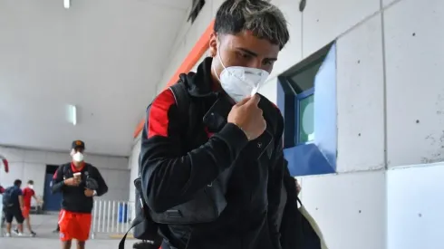 Misael Dominguez en un partido con Xolos