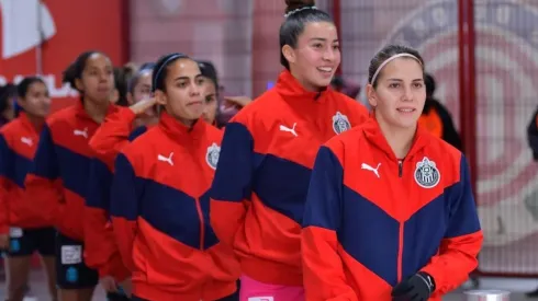 Chivas Femenil en un partido del Apertura 2021
