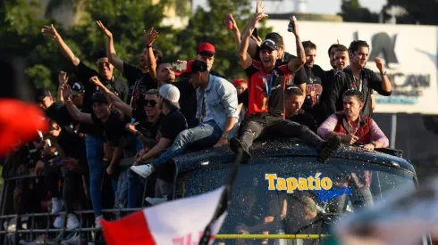 En pleno festejo se acordaron de su papá