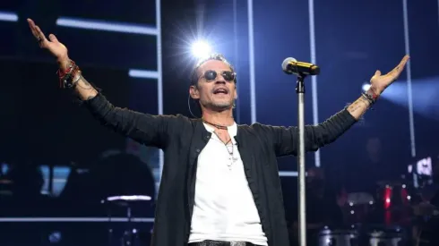 El cantante puertorriqueño en un concierto en Las Vegas