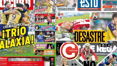 Los principales diarios deportivos de la nación destacaron la caída del Rebaño Sagrado