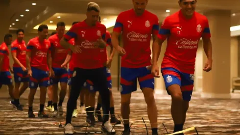 Los rojiblancos realizaron una sesión regenerativa en el hotel de concentración