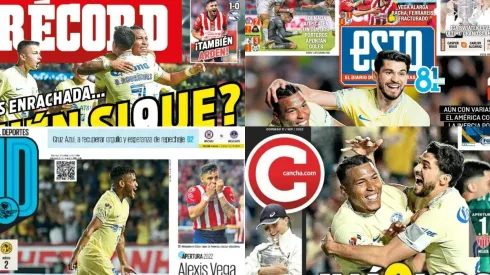 La prensa especializada se decantó por le triunfo del América y empezó a calentar el próximo Clásico Nacional