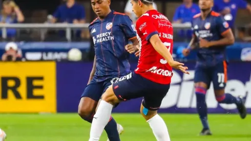Guadalajara dominaba por la mínima a FC Cincinnati al minuto 35 en TQL Stadium, cuando se suspendió