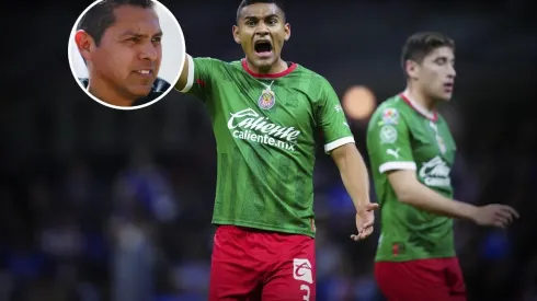 Morales se descargó con uno de los centrales de las Chivas por su desempeño pasivo en la jugada del gol de Cruz Azul