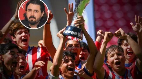 Amaury Vergara apareció en redes sociales para felicitar a la Sub16 por el título