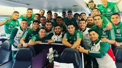 La Selección Nacional de México aterrizó este jueves en Doha, Qatar