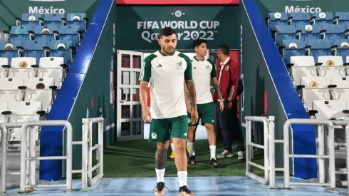 Alexis Vega culminó la preparación mexicana en el Estadio Al-Kohr de Doha