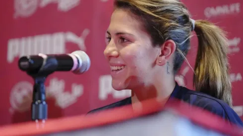 Alicia Cervantes trabaja en la intensa concentración rojiblanca en Manzanillo