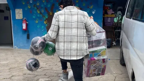 Alan Mozo tuvo un hermoso esto en la víspera de la Navidad