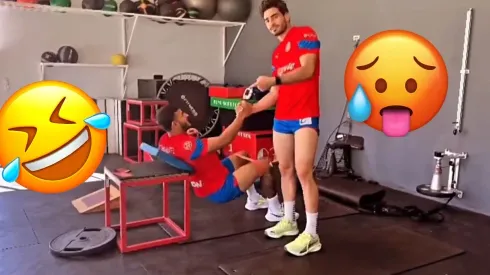 Alexis Vega y Antonio Briseño compartieron el particular ejercicio en su trabajo de recuperación