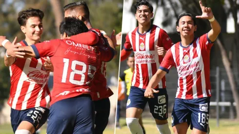 Las categorías juveniles de las Chivas arrasaron este domingo en Verde Valle