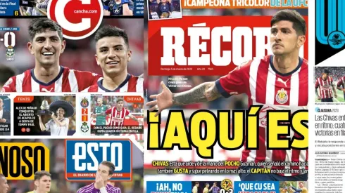 La victoria rojiblanca y el traspié azulcrema se dividió el protagonismo en las Portadas del día