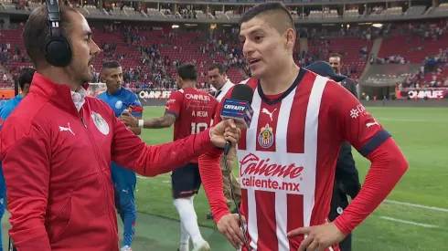 Ronaldo Cisneros se tomó con humildad su gol y destacó el trabajo en equipo del Guadalajara