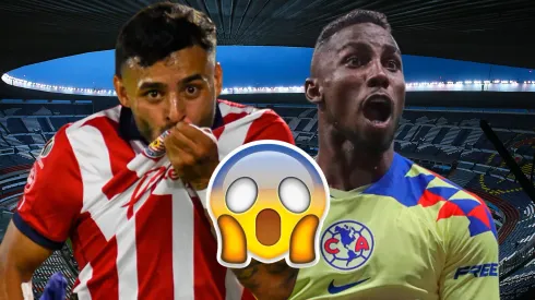 Alexis Vega y Julián Quiñones trabajan juntos previo a Chivas vs. América.