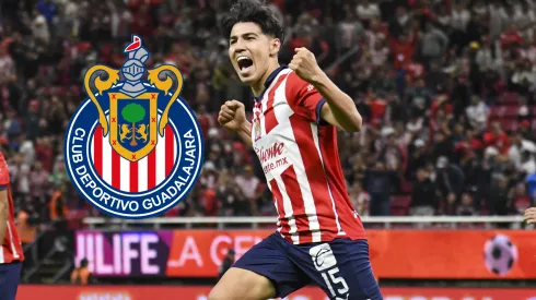 Erick Gutiérrez reaccionó a su primer gol del torneo con Guadalajara