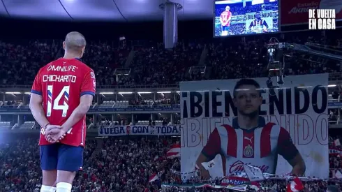 Chicharito vivió una noche inolvidable en su regreso al Estadio Akron