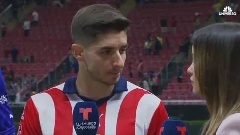 Isaác Brizuela reaccionó así a su primer partido completo en los últimos cinco meses con Chivas