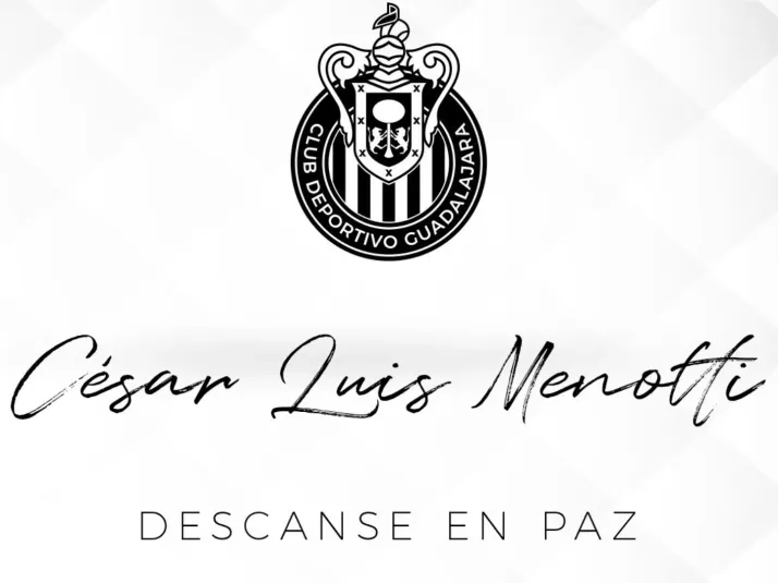 Mensaje de despedida de Chivas para César Luis Menotti