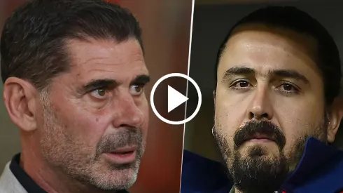 Fernando Hierro y Amaury Vergara fueron al vestidor del Guadalajara.