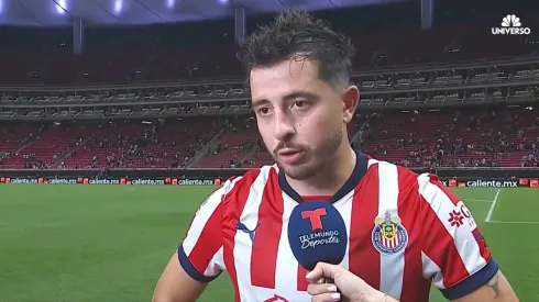 Alan Mozo mostró su inconformidad con los atacantes por este empate en casa con Toluca