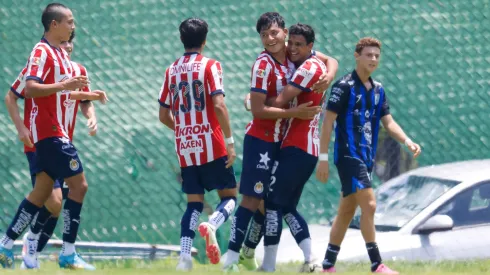 Diego Latorre anotó uno de los cuatro tantos de Chivas en Querétaro