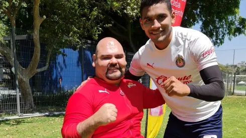 José de Jesús Castillo con Tiba Sepúlveda.