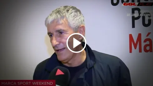 Quique Setién apareció recientemente en una entrevista y lanzó un guiño al Guadalajara