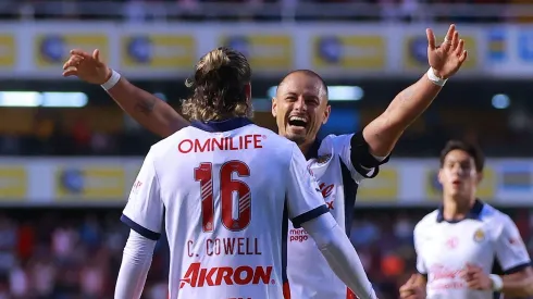 Chicharito no juega desde el partido contra León.