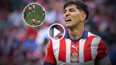 Bronca del Pocho Guzmán tras el partido.