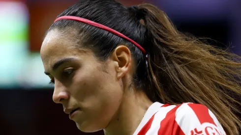 La jugadora de las rojiblancas no ha hablado de su futuro.