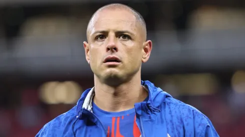 La postura del cuerpo técnico cuando le consultaron sobre Chicharito Hernández.